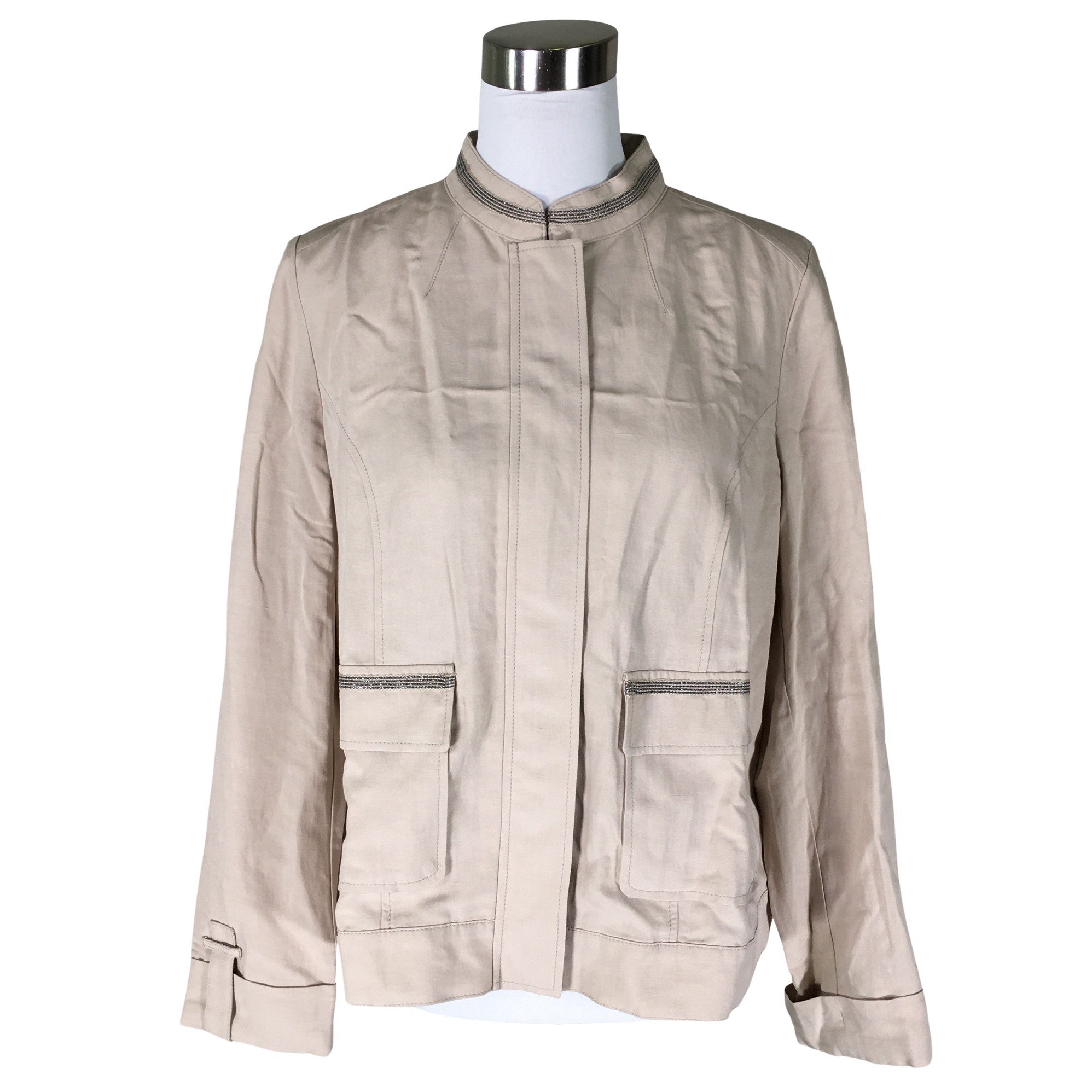 Women's Thomas Rabe Jacket, size 42 (Beige) | Emmy