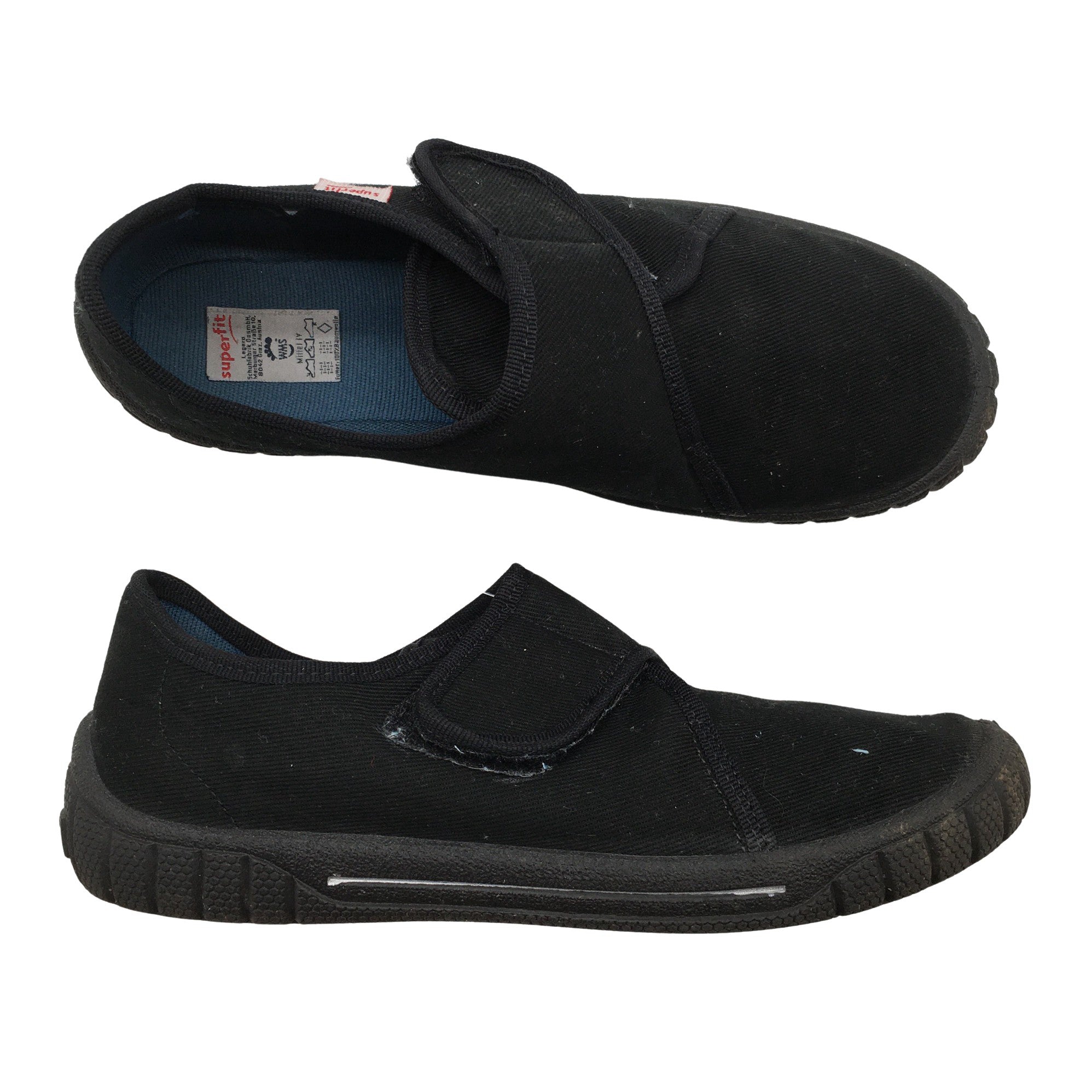 Unisex SuperFit Casual sneakers, size 33 (Black) | Emmy