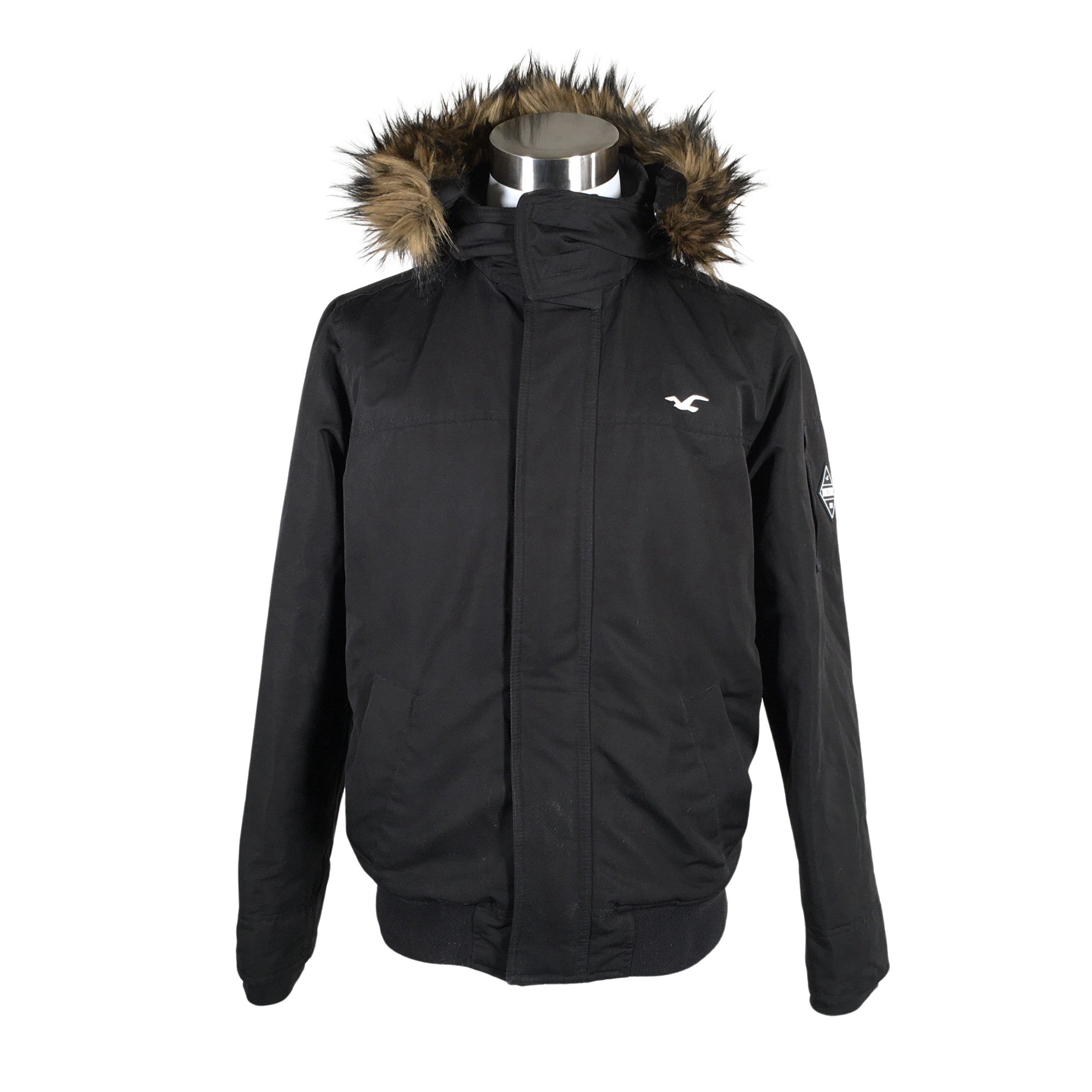 Men's Hollister Winter jacket, size M (Black)