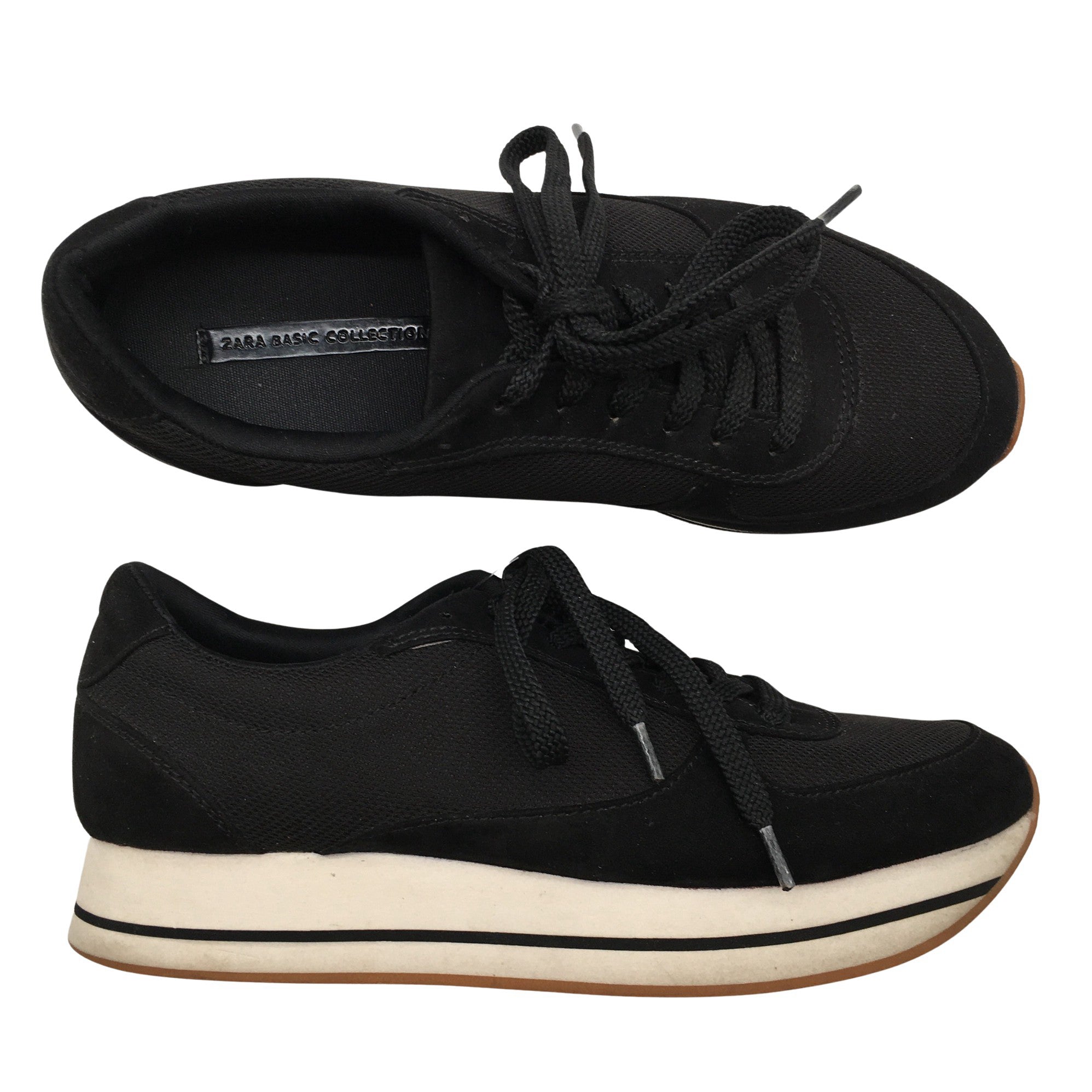 Black puma shop shoes womens zara