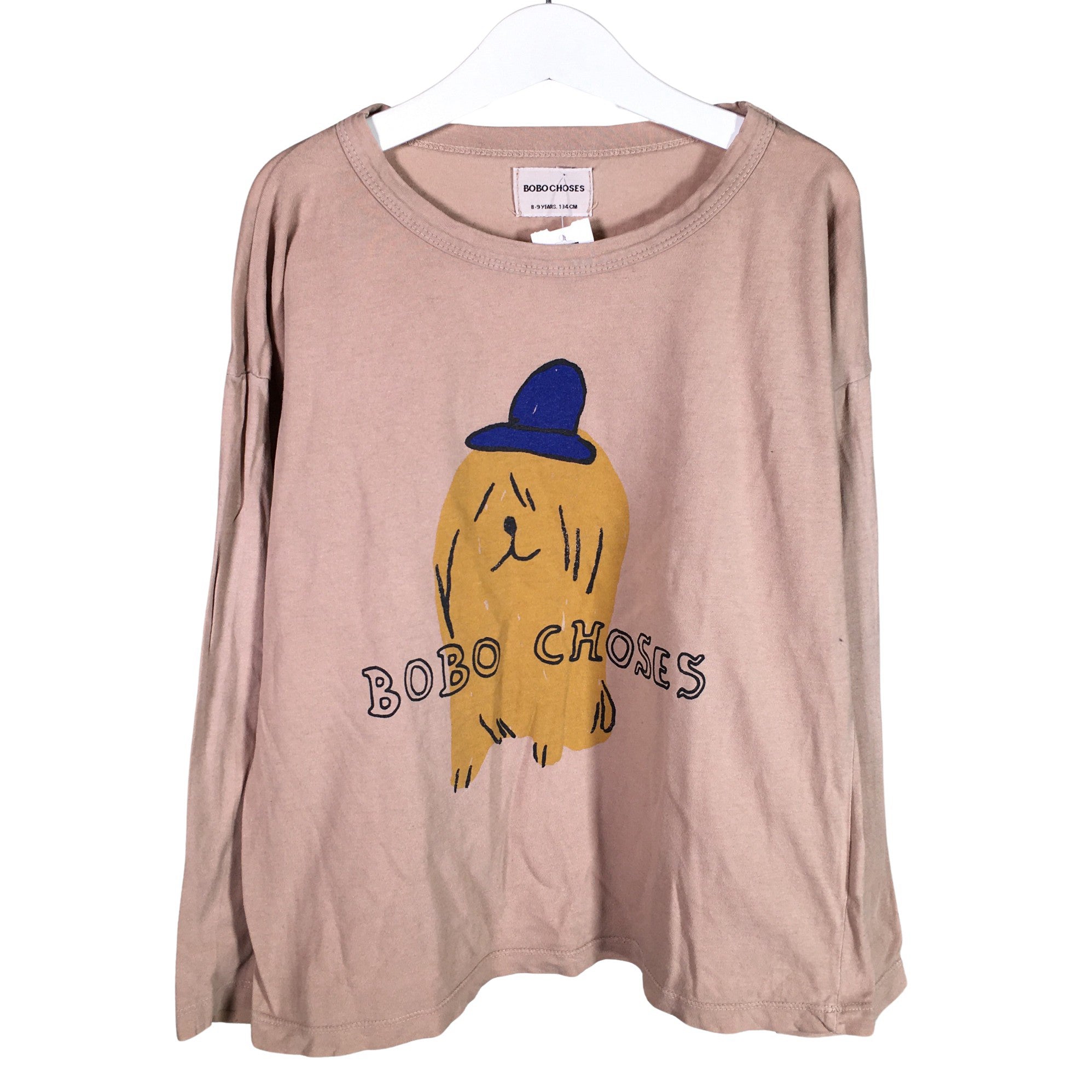 Girls' Bobo Choses Tricot shirt, size 128 - 134 (Beige) | Emmy