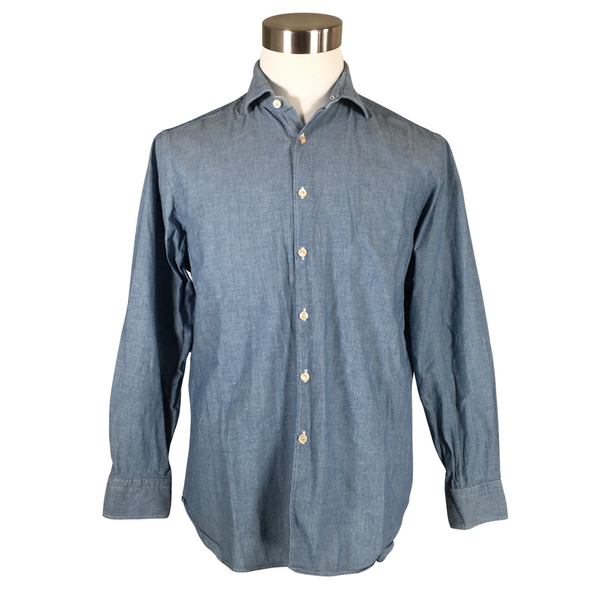 Men s 948 Archivio Collared shirt size L Blue Emmy