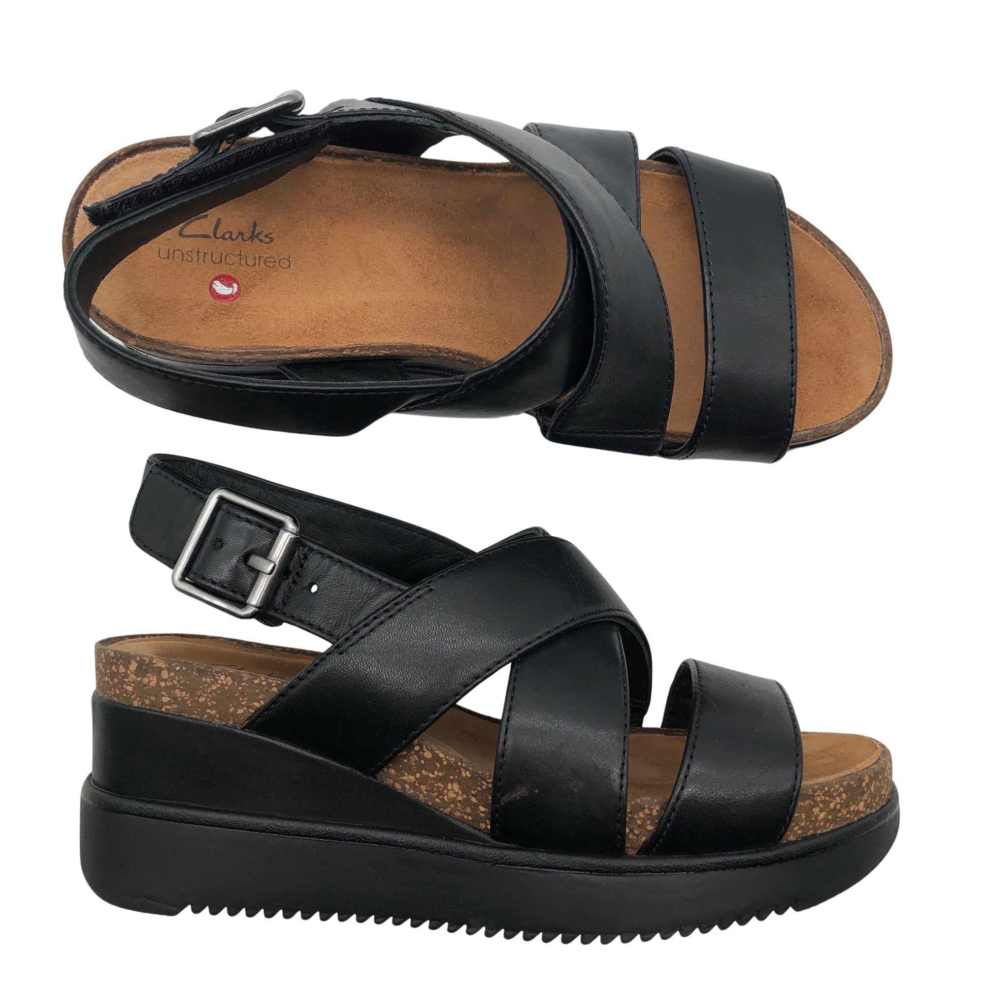 Clarks Women's Un Harbour | Clarks women's, Black shoes women, Clarks  sandals