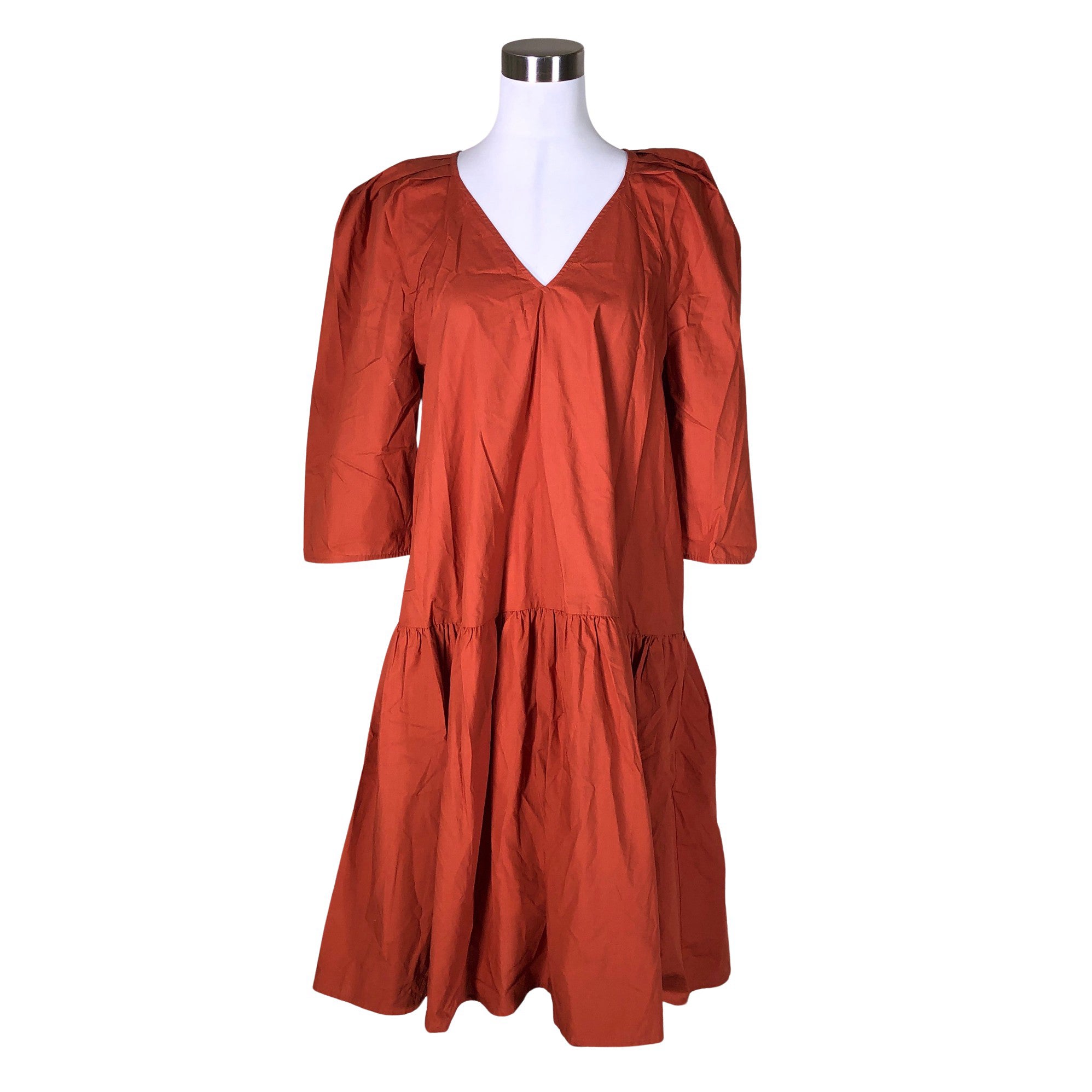 Women s by Malene Birger Dress size 38 Orange Emmy