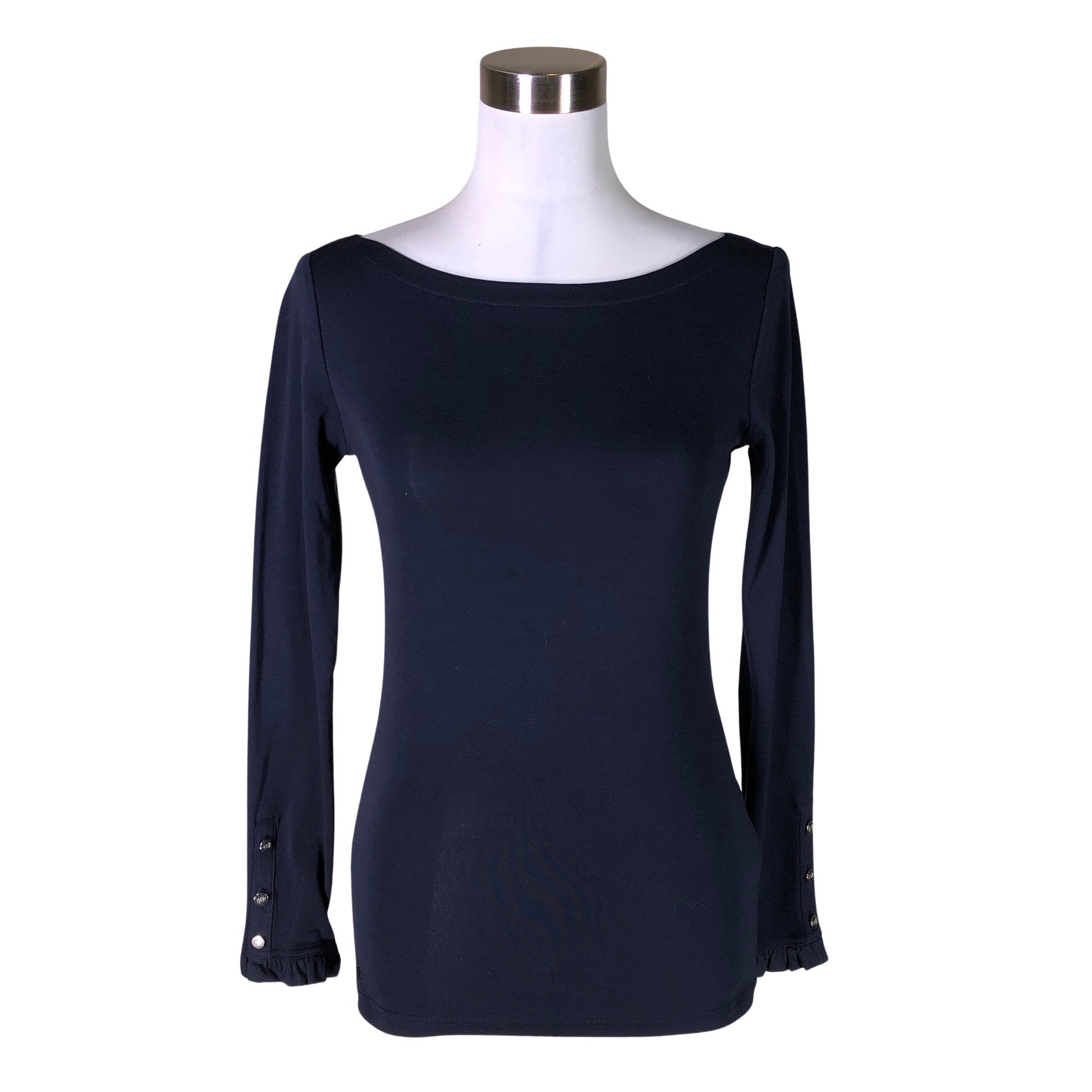 Women's Lauren Ralph Lauren Tricot shirt, size 34 (Blue)