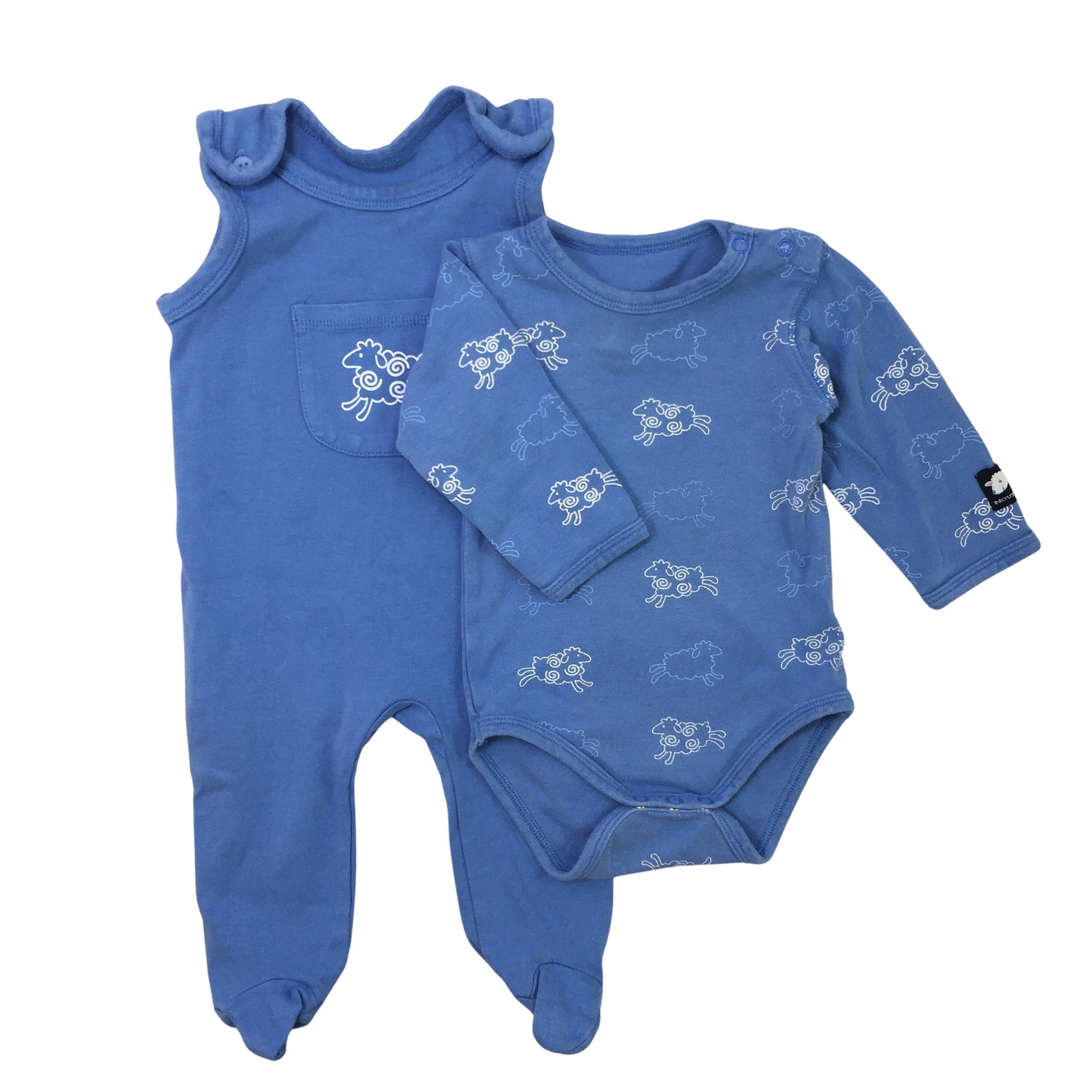 Boys' Novita Potkupuku, size 68 - 74 (Light blue) | Emmy