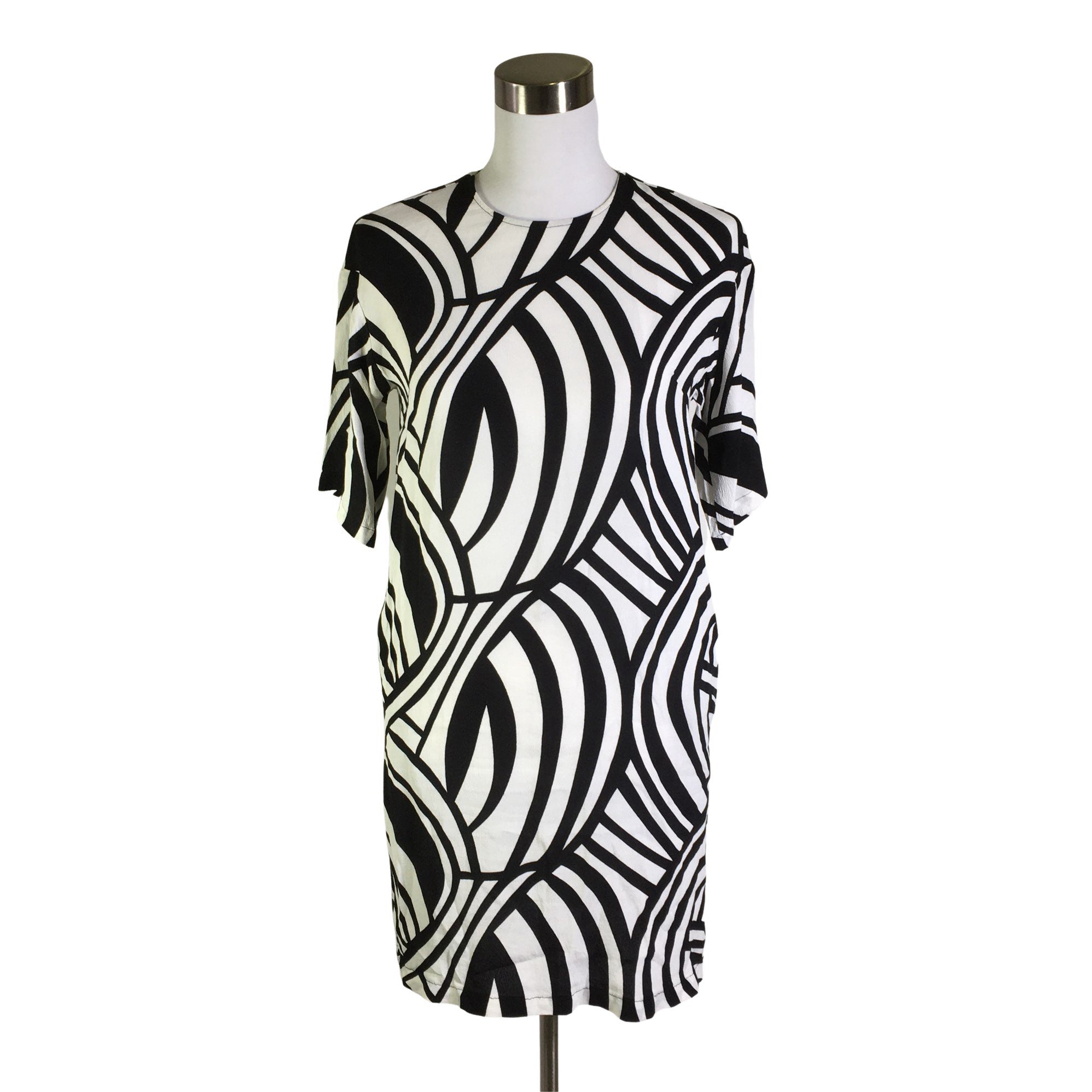 Women's Marimekko Schiffon dress, size 36 (White) | Emmy