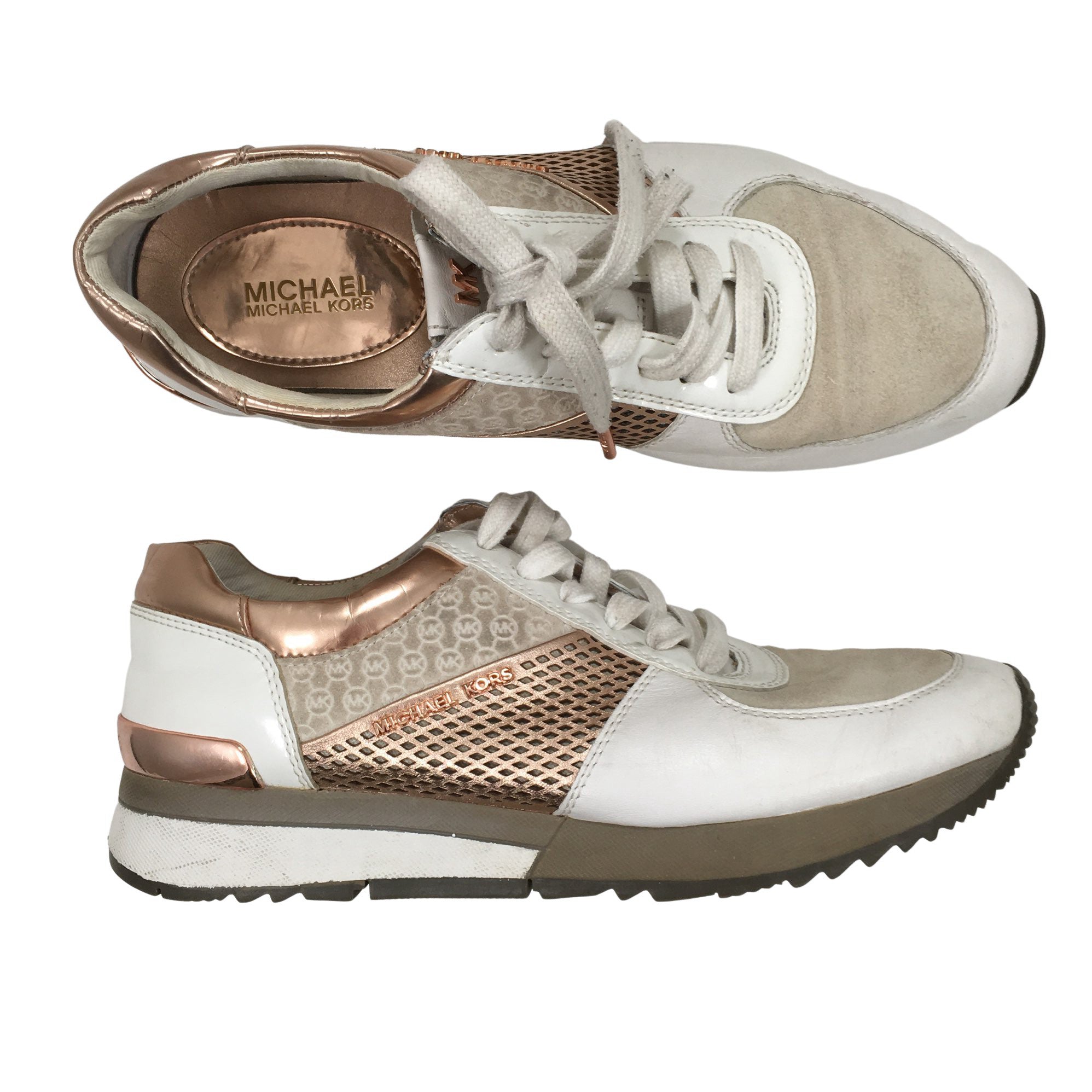 Women's Michael Kors Sneakers, size 38 (White) | Emmy