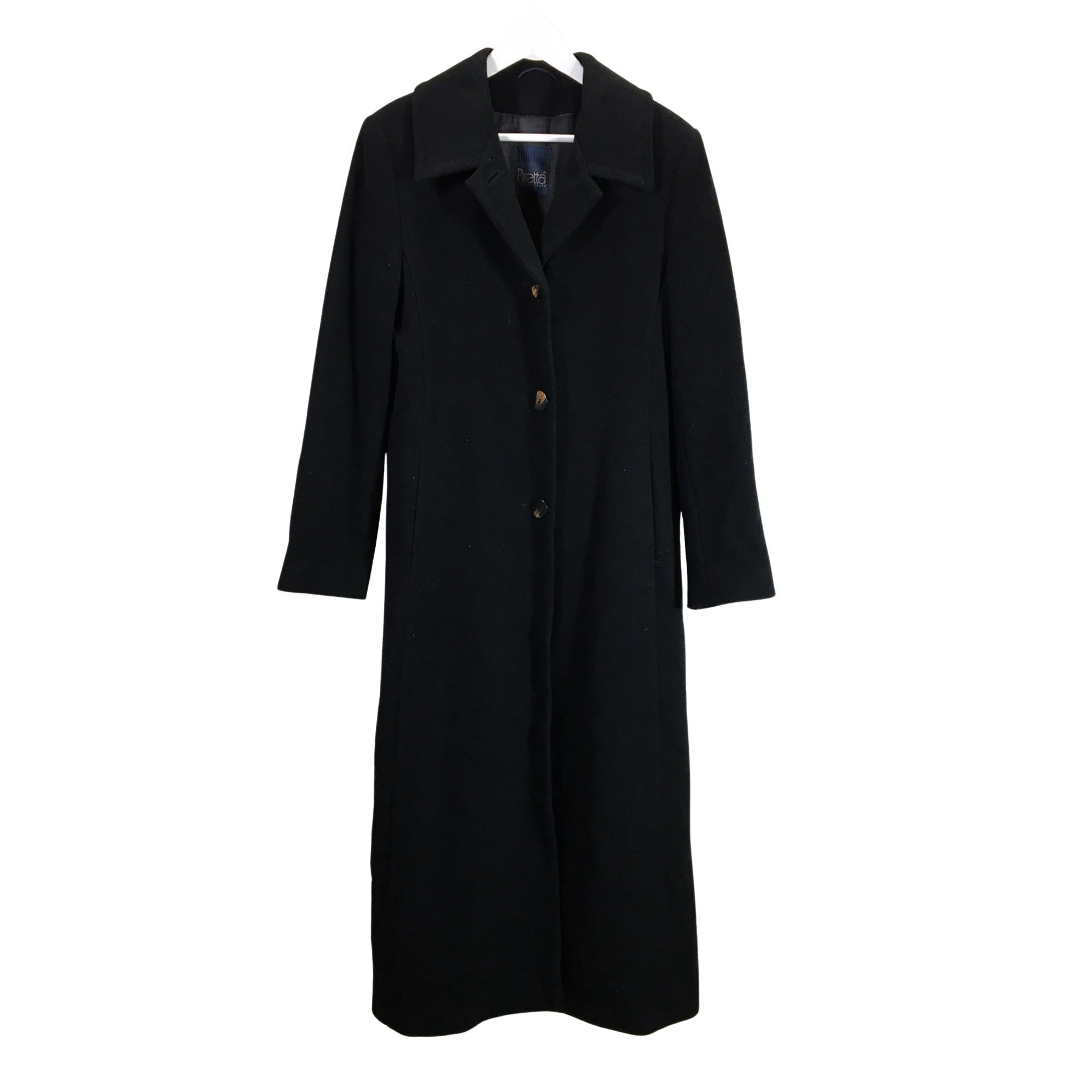Women's Piretta Wool coat, size 40 (Black) | Emmy