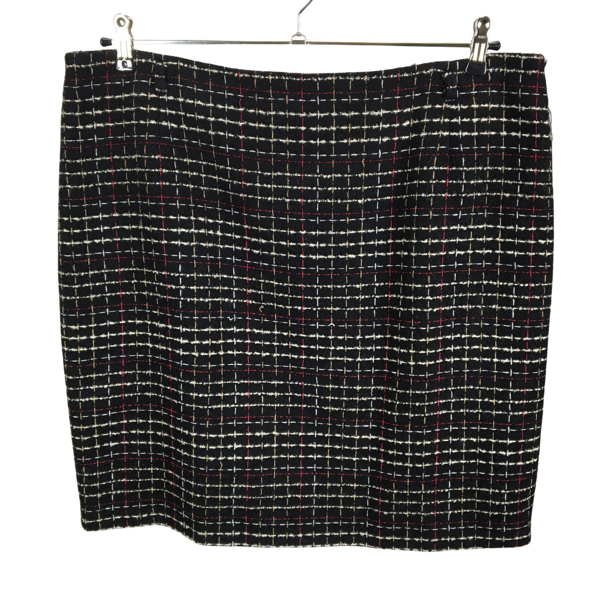 Women's Steilmann Fabric skirt, size 48 (Black) | Emmy