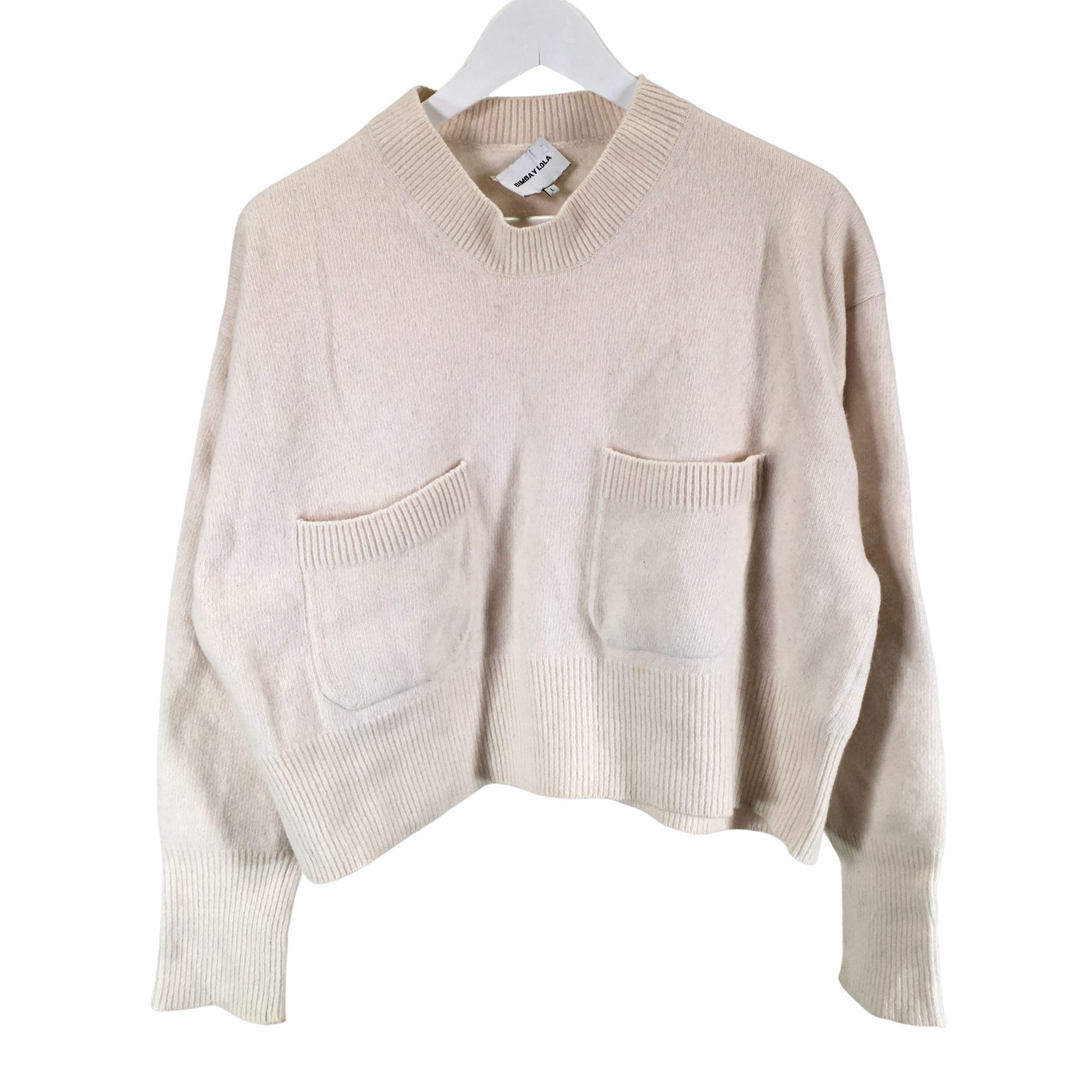 Women s Bimba Y Lola Sweater size 40 Beige Emmy