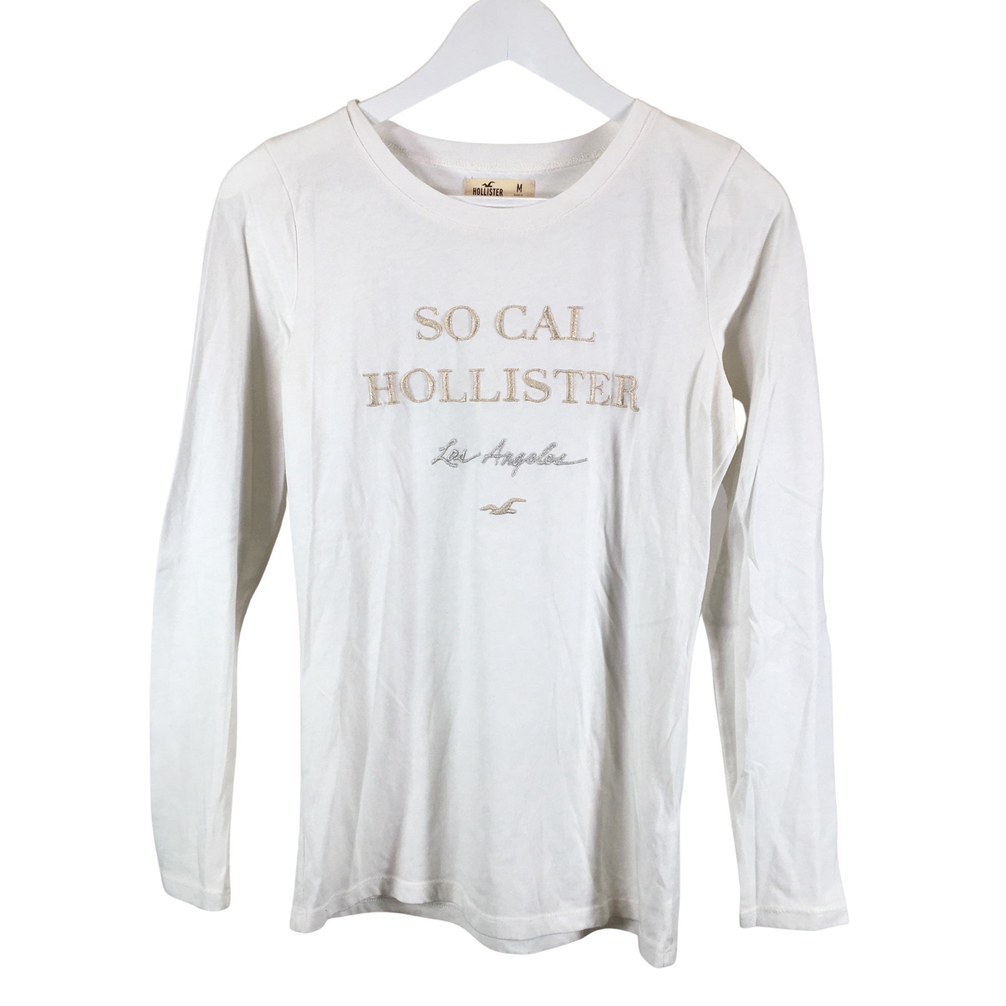 Women's Hollister Tricot shirt, size 38 (White)