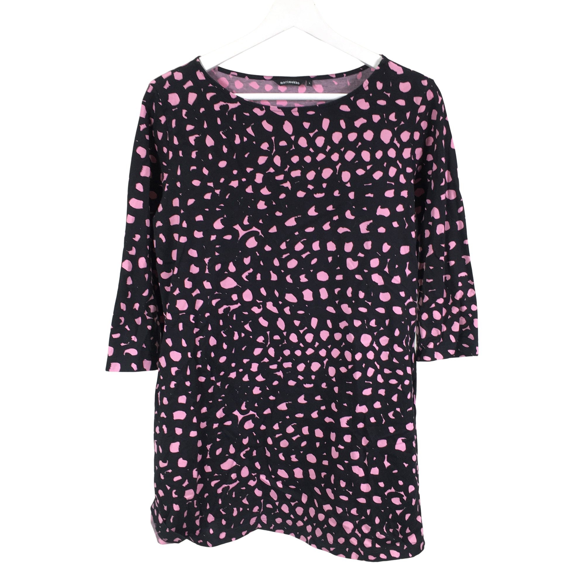 Women's Marimekko Tricot tunic, size 36 (Black) | Emmy