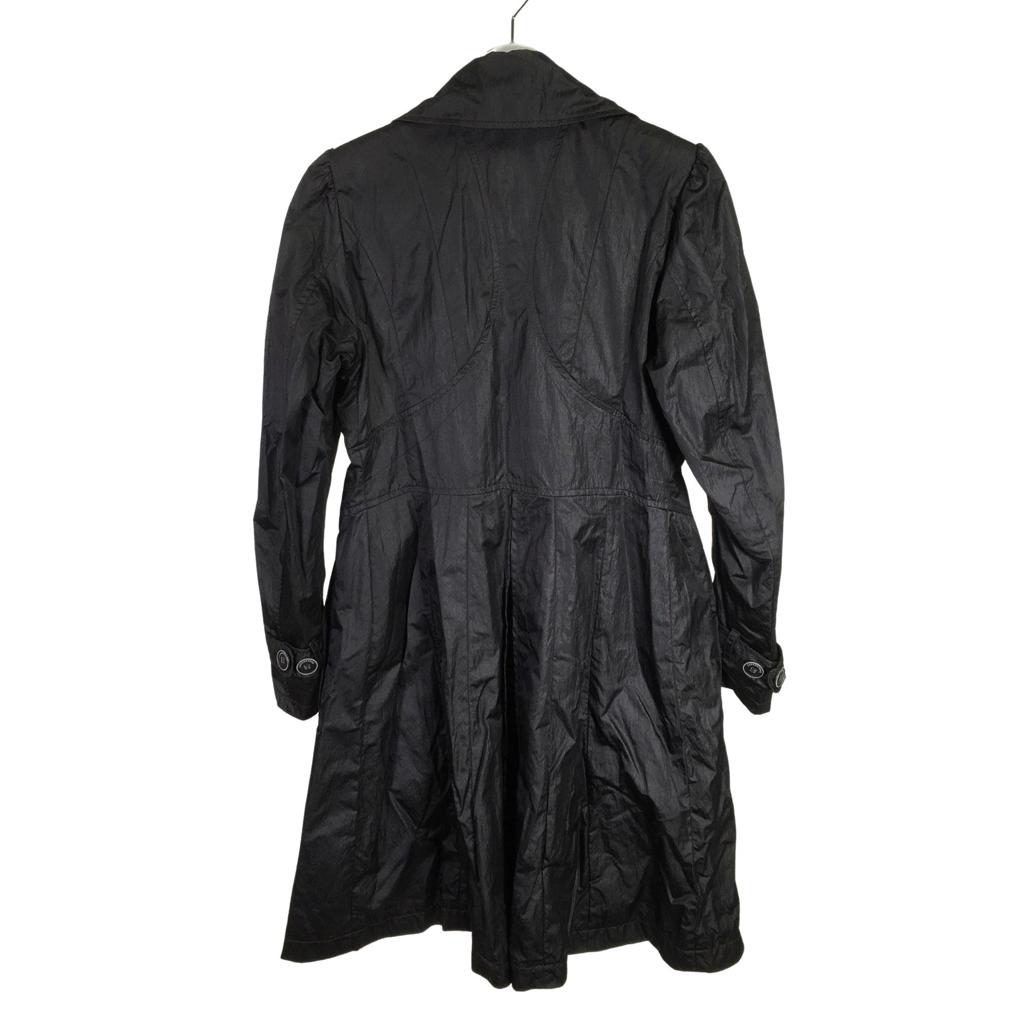 Women's Greenstone Trench coat, size 40 (Black) | Emmy