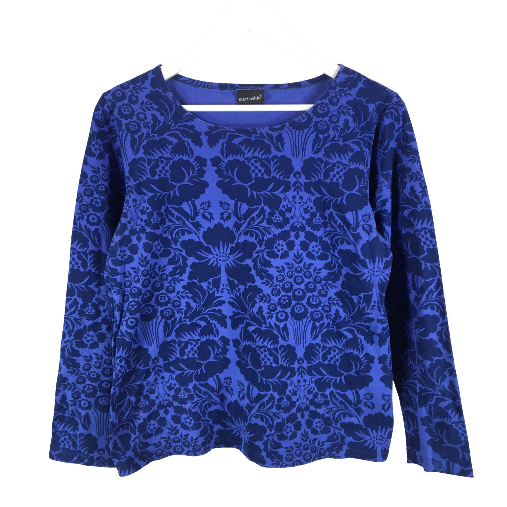 Women's Marimekko Tricot shirt, size 38 (Blue) | Emmy