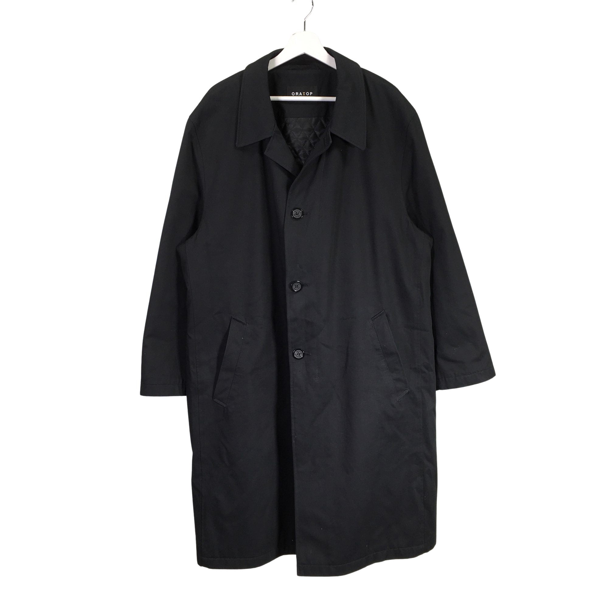 Men's Oratop Trench coat, size XXXXXL (Black) | Emmy