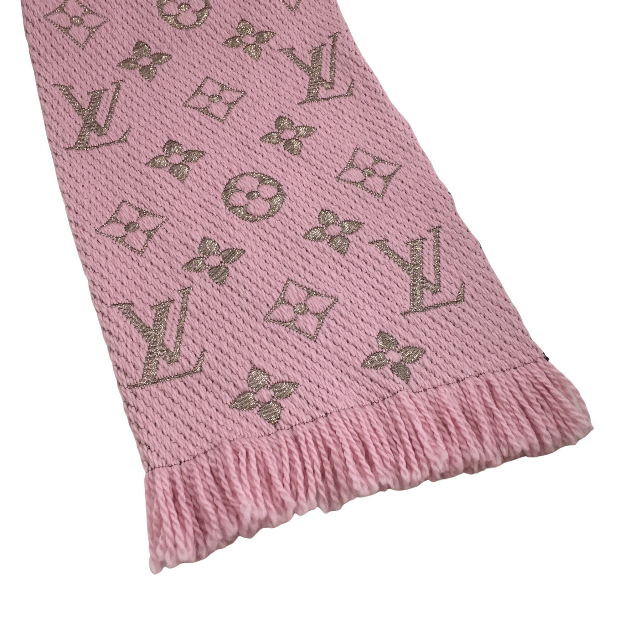 Louis Vuitton Pink Double Sided Maxi Twilly Scarf at 1stDibs