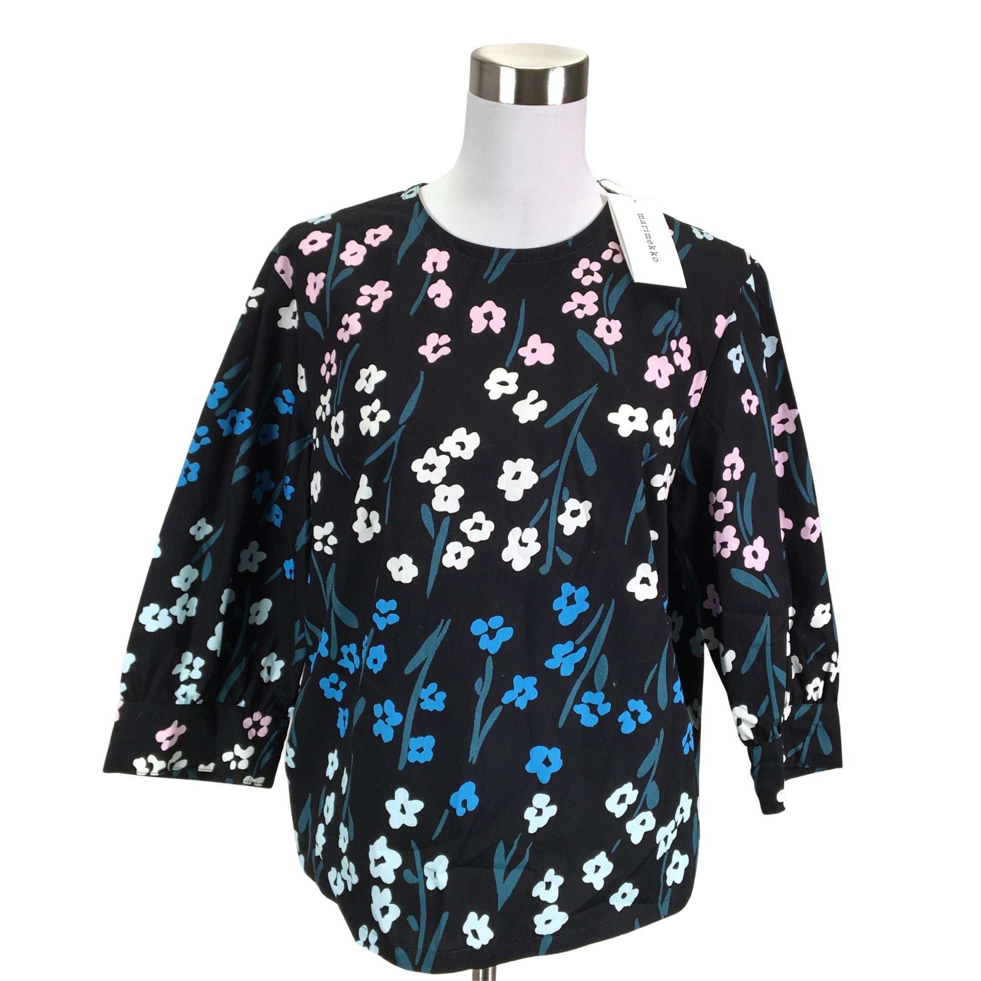 Women's Marimekko Blouse, size 40 (Black) | Emmy