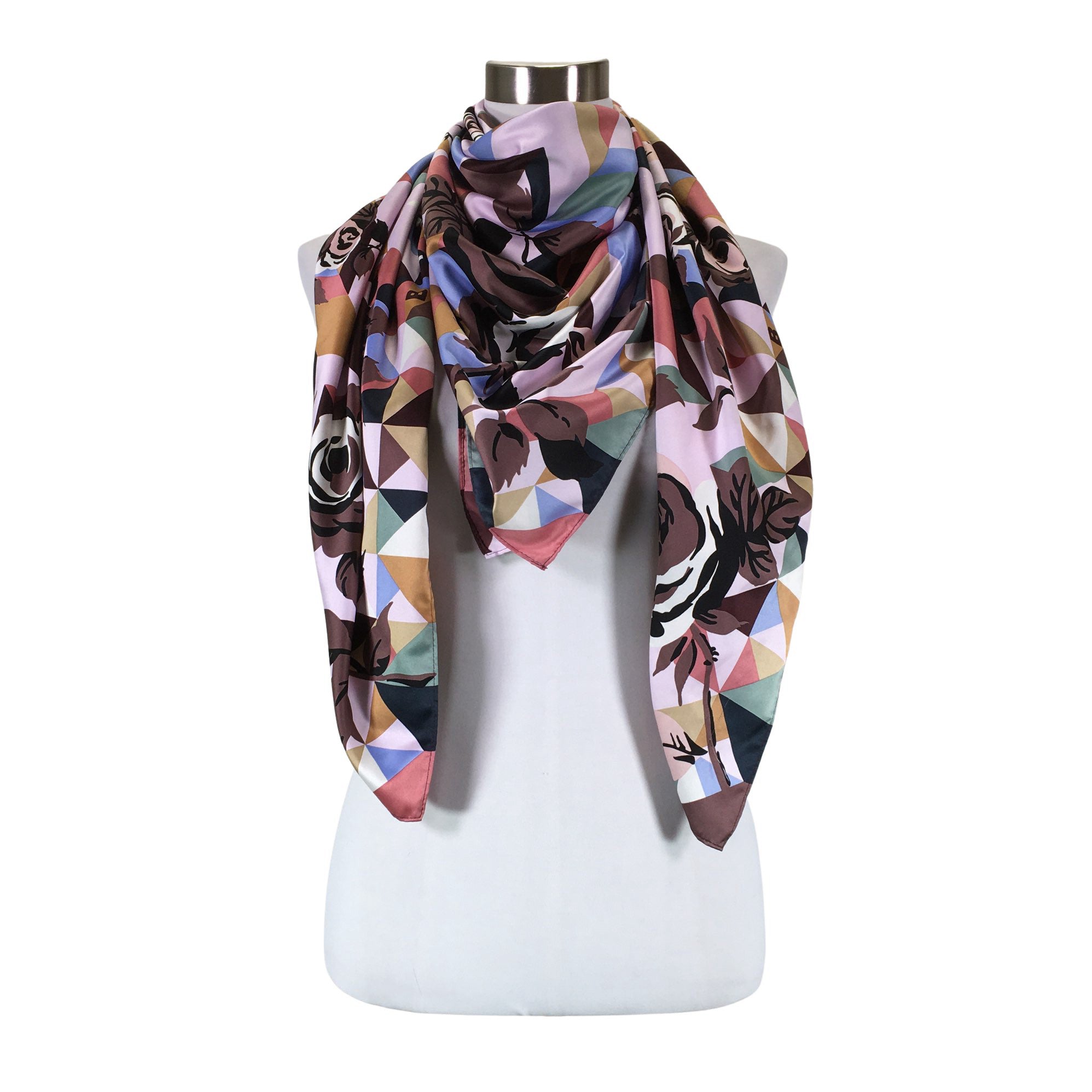 Bimba y Lola Floral-Print Scarf - ShopStyle Scarves & Wraps