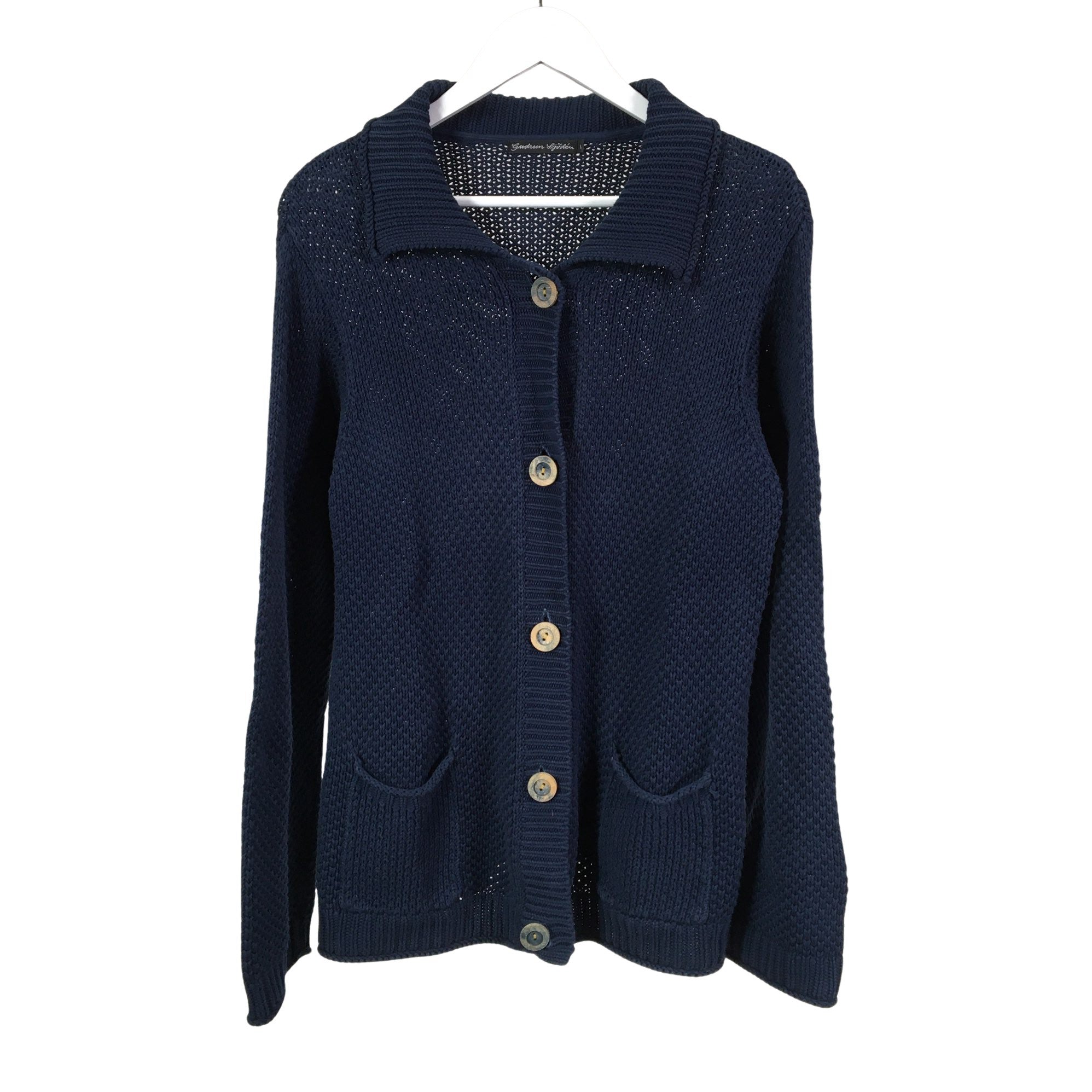 Women's Gudrun Sjöden Cardigan, size 40 (Blue) | Emmy