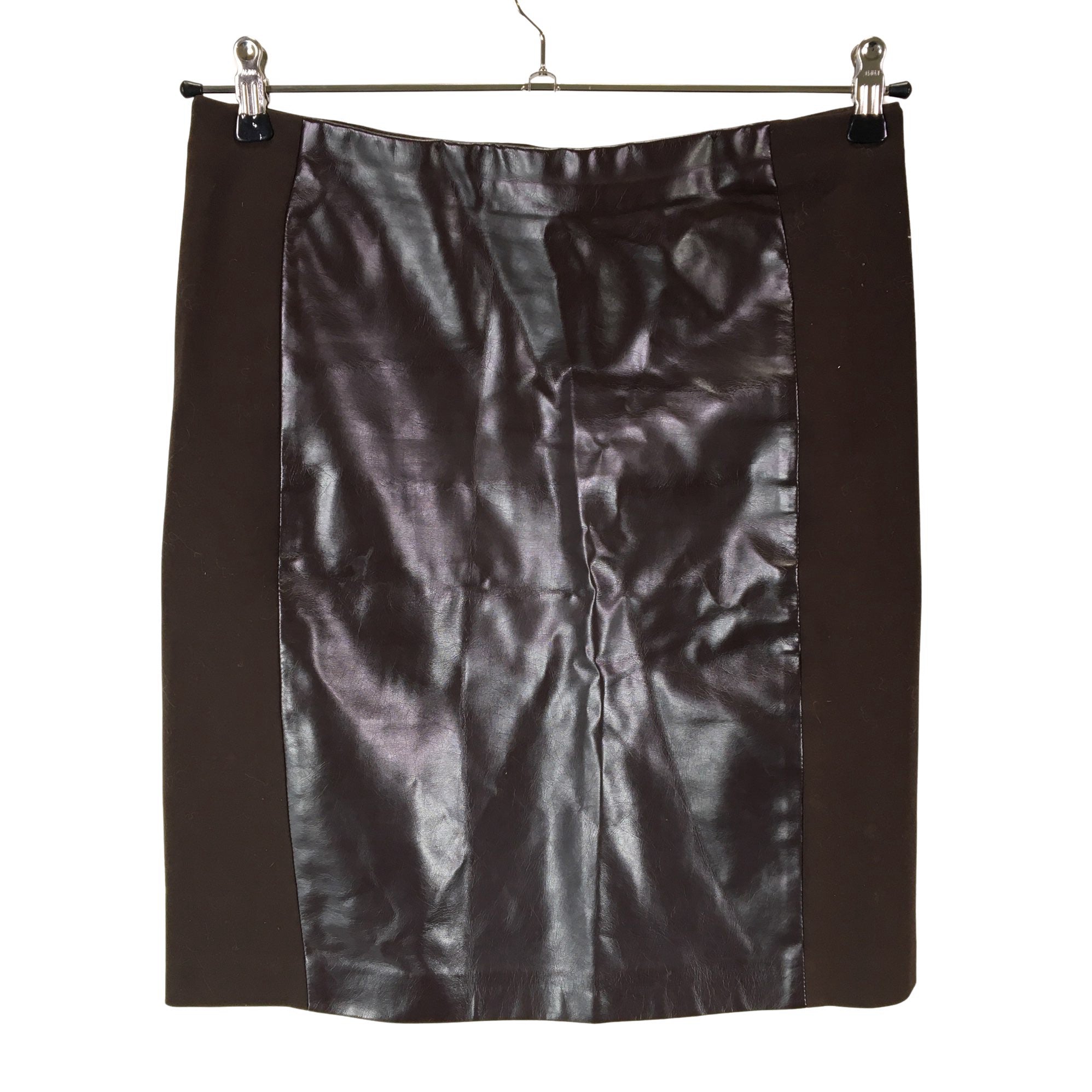 Women's Ralph Lauren Leather skirt, size 42 (Brown) | Emmy