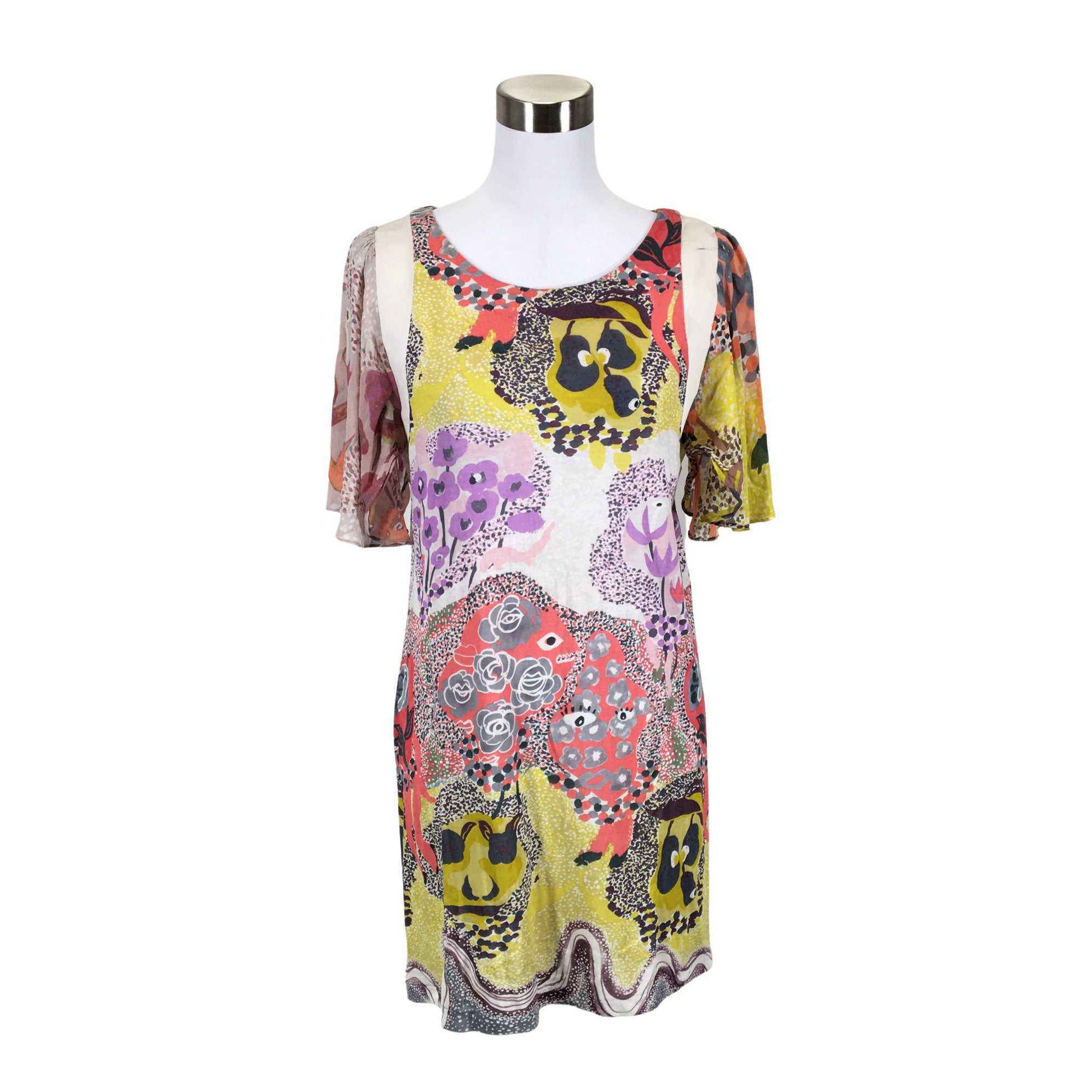 Women's Tsumori Chisato Knit dress, size 36 (Beige) | Emmy