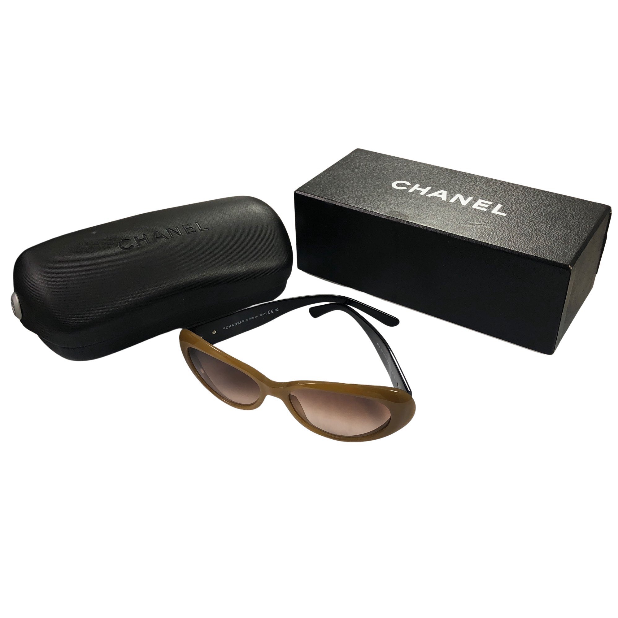 Chanel - Bronze Brown Oversize Sunglasses