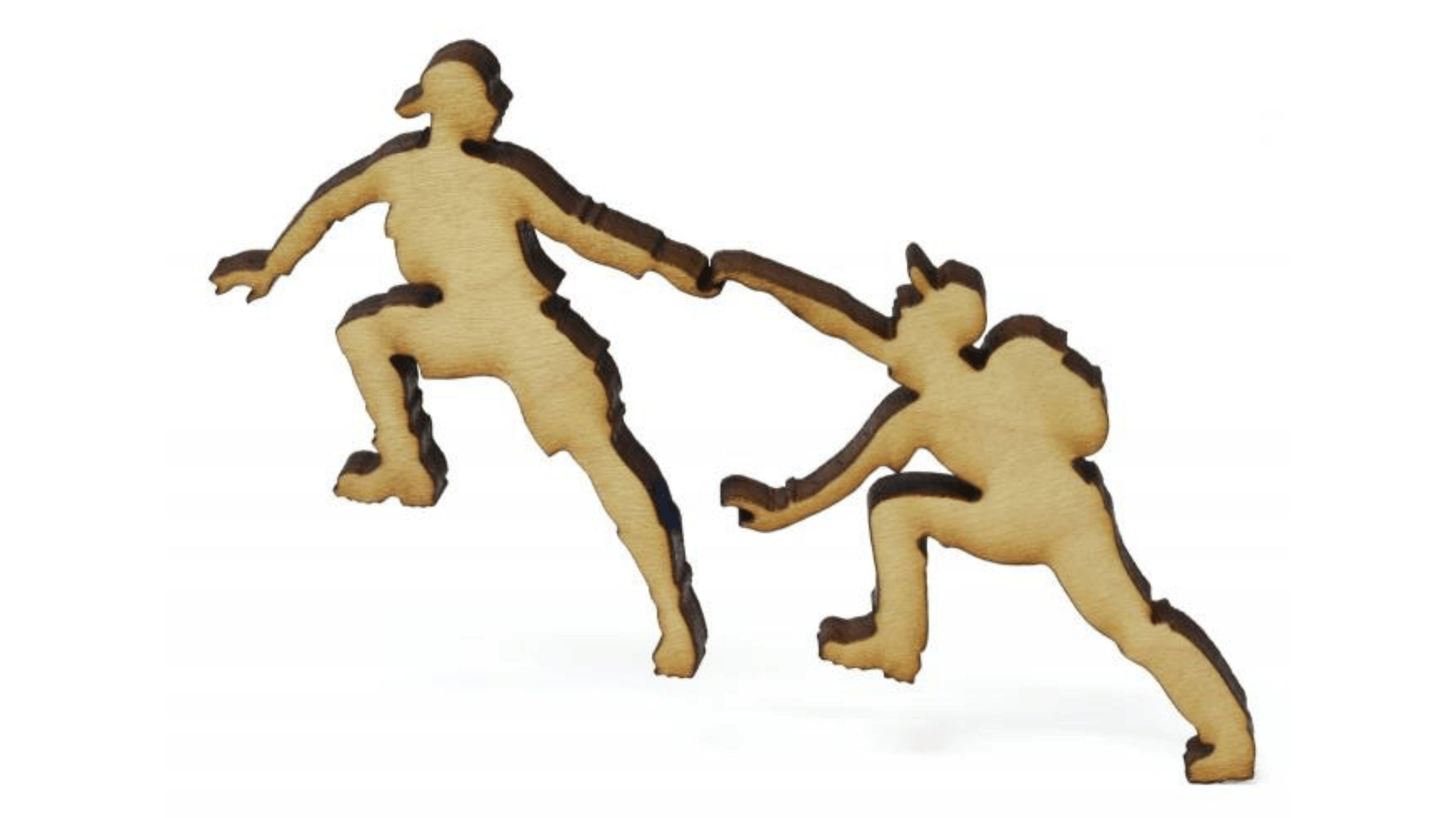 Liberty Puzzle Whimsy Pieces of Hikers Helping Each Other
