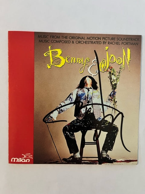 Johnny Depp    Hand Signed    Benny & Joon Soundtrack CD