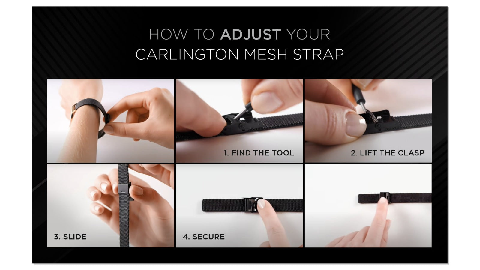 How To Adjust Your Mesh Strap