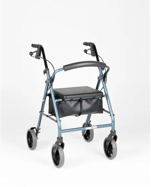 Peak Ellipse 8" Tall Rollator blue