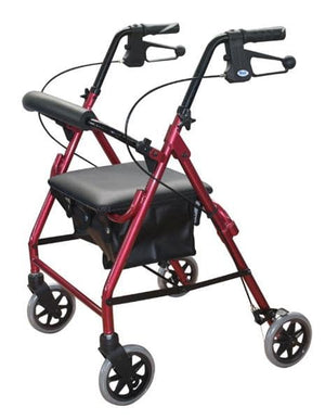 DAYS 102 ROLLATOR - foldable Backrest| 6 INCH WHEELS