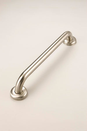 Stainless Steel Grab Rail with Concealed Flanges 32mm