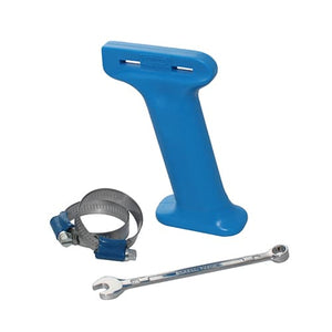 Grip handle with hose clamps, set, PGV -30mm clamp