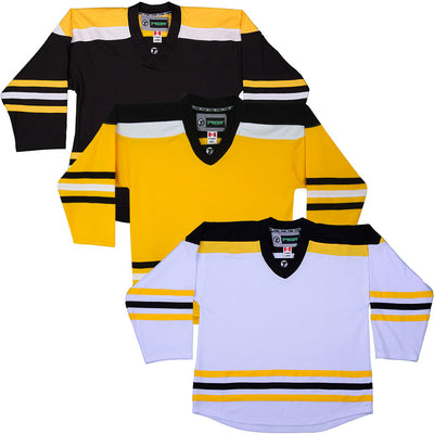 yellow hockey jersey