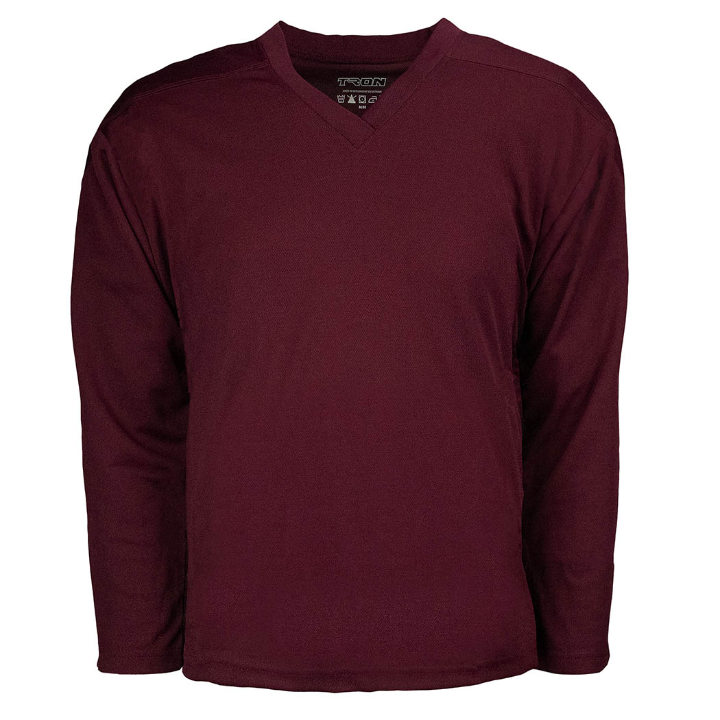 maroon hockey jersey