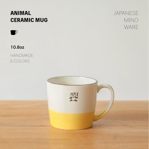 animal ceramic mug