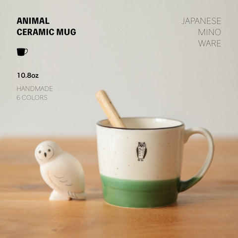 animal ceramic mug