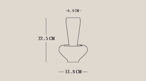 ceramic belly vase