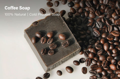handmade coffee soap  - deep cleansing