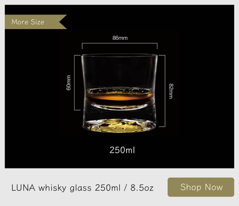 whisky glass 250ml