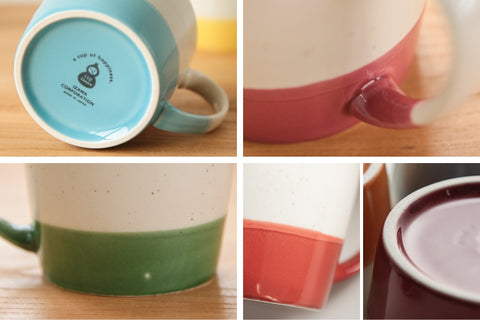 Cute ceramic animal mug with multiple colors