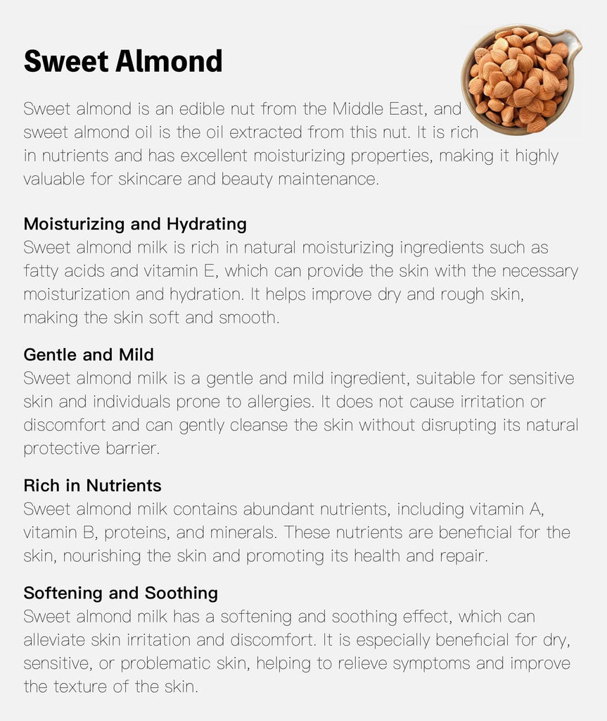 handmade sweet almond milk soap - baby formula