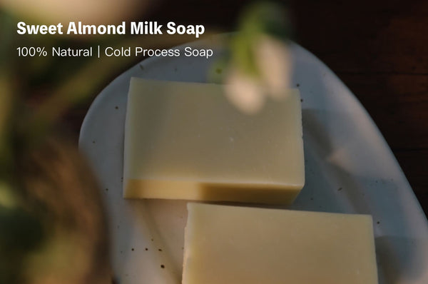 handmade sweet almond milk soap - baby formula