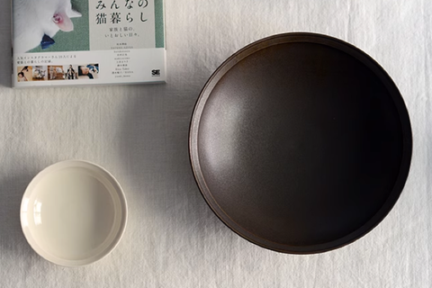 ceramic black deep plate