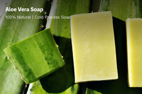 handmade aloe vera soap - deep cleansing
