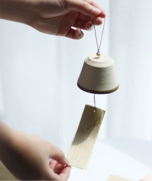 Japanese Coarse Pottery Wind Chime