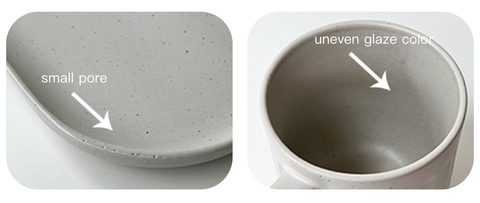 ceramic cup and saucer in three colors