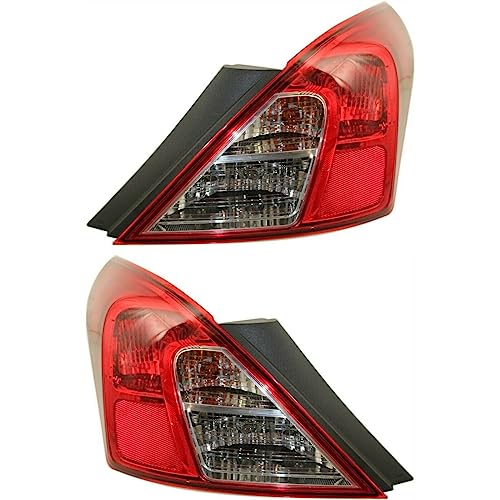 LNMTLZHHM Set of 2 Tail Light For 2012-2018 Nissan Versa Sedan 1.6 S LH & RH w/ Bulb(s)