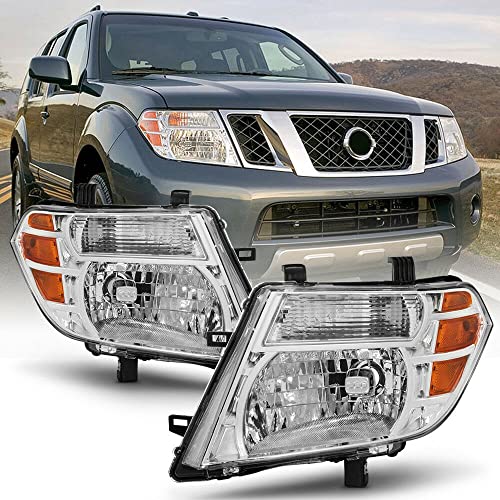 LNMTLZHHM For 2008-2012 Nissan Pathfinder {FACTORY STYLE} Off-road Head Lights Lamps SET
